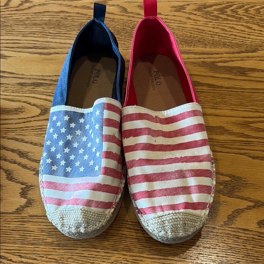 Ralph Lauren American Flag Espadrilles